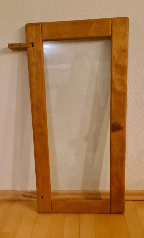 Team 7 Schranktür Vollholz Erle geölt mit Glas