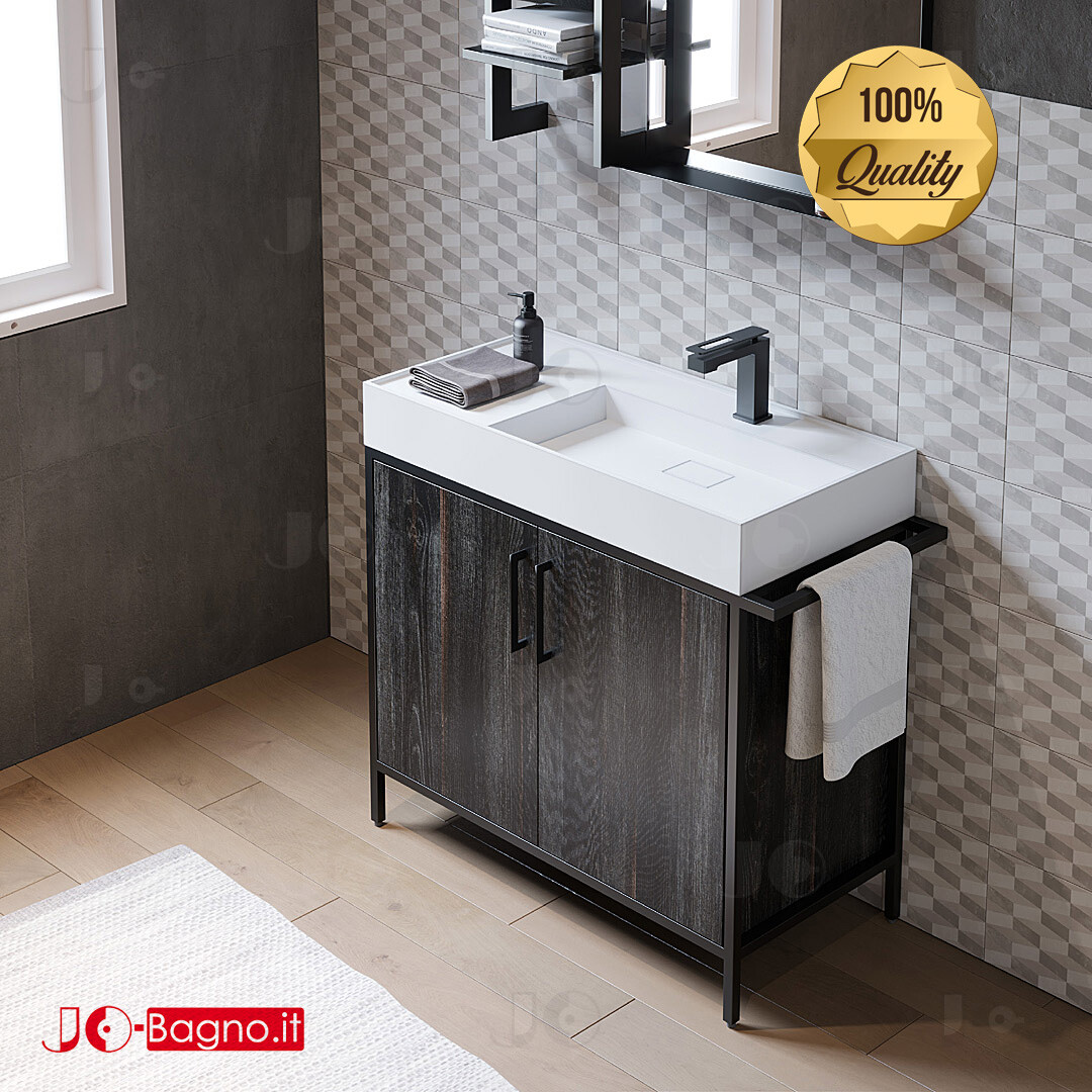 mobile bagno 90 cm a terra