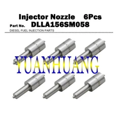 6Pcs Fuel Injector Nozzle DLLA156SM058 105025-0580 for ISUZU Forward 6HH1 6HH1N