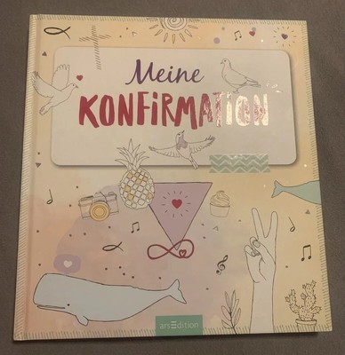 Meine Konfirmation, Buch, ars Edition, Gästebuch, Einschreibbuch