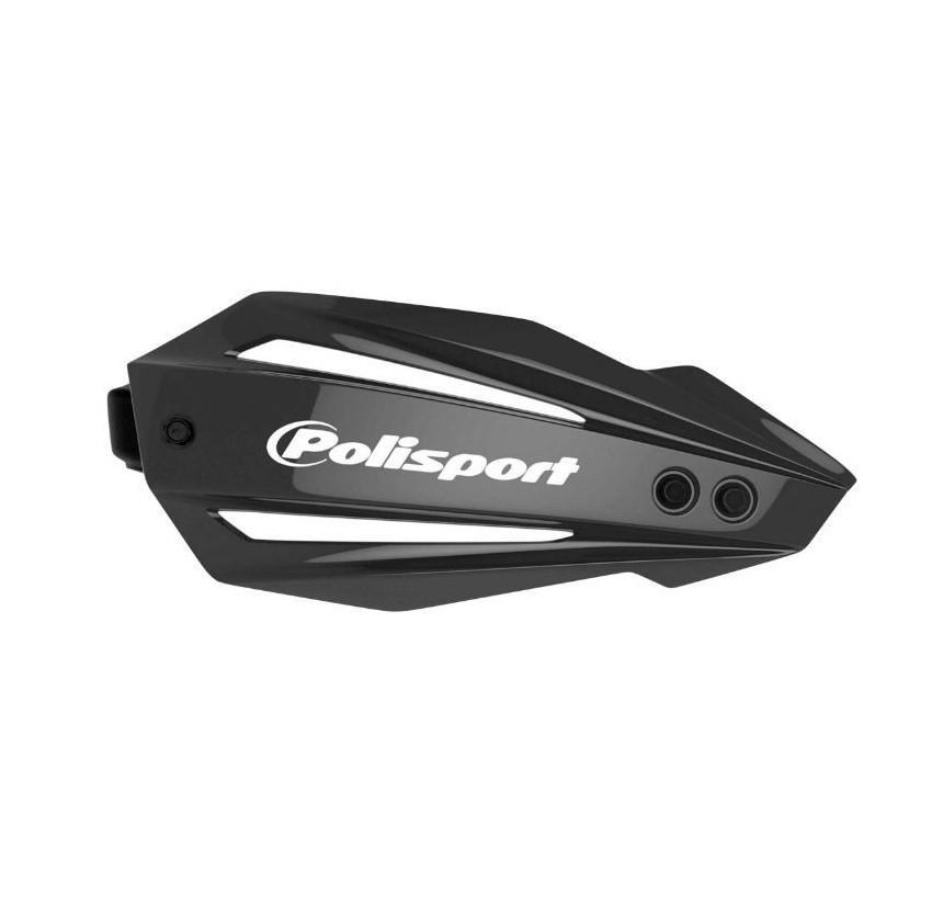 Protège-main moto Polisport Bullit FWA noir fermé plastique rigide tout-terrain