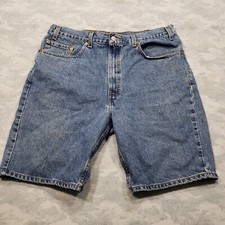 Vintage Levis 505 Shorts Mens 38 Blue Denim Jorts Medium Wash