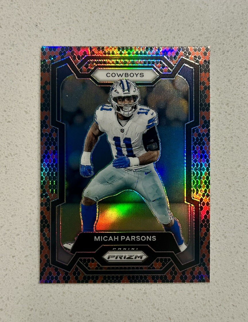 MICAH PARSONS SNAKESKIN 2023 PRIZM #78 DALLAS COWBOYS SSP