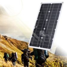 30W Solar Panel Kit 12 Volt Trickle Battery Charger For Car Van Caravan Boat UK