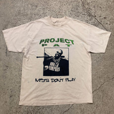 Camiseta Project Pat Mista Don't Play Three Six Mafia Talla Completa S-5XL