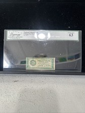 SASA National School Bank Schingoethe One Cent Note Currency Legacy New 63