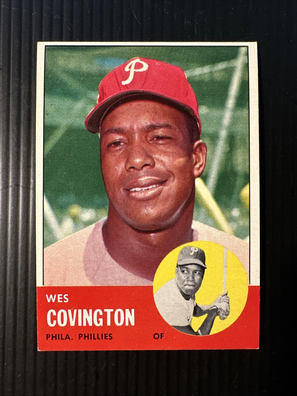 1963 TOPPS #529 WES COVINGTON NM *Hot Corner Vintage* B