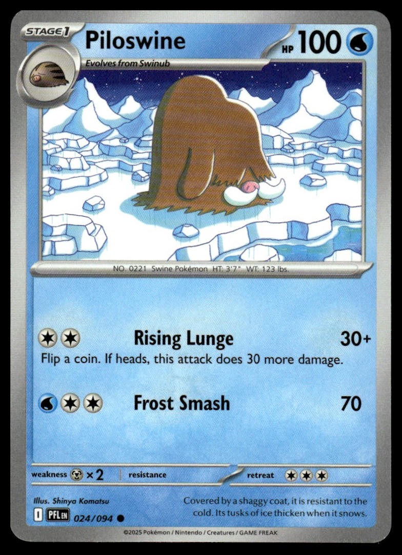 Pokemon Phantasmal Flames #024/094 Piloswine