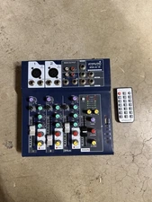 Staraudio SPMX-4G12B Professional Mixer with Remote – Works, Cable Needs Fix 