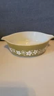 Vintage Pyrex Casserole 1 Pint Spring Blossom Crazy Daisy 471 . No Lid