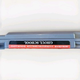 Ghoul School Nintendo Nes Tested & Authentic