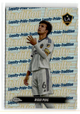 2024 TOPPS CHROME MLS TEAM TAGS RIQUI PUIG LA GALAXY #TT-4