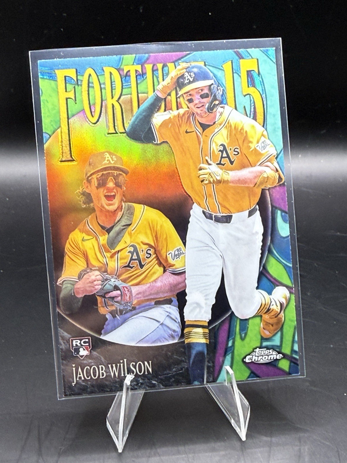 2025 Topps Chrome Update Series - Fortune 15 Jacob Wilson #F15-18 (RC)