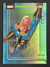 Ikaris 2026 Topps Chrome Marvel Comics Aqua Refractor Base /199 #53