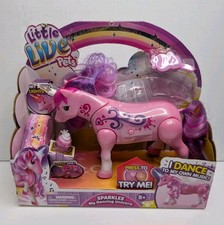 Little Live Pets Sparkles The Unicorn Toy Musical Dancing Pony NEW