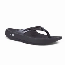 NWT OOFOS Women’s OOLALA Sandal in Black Size 11 Women’s Comfort Flip Flops