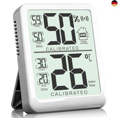 Antonki Raumthermometer, Digitales kleines Hygrometer Innenraumthermometer