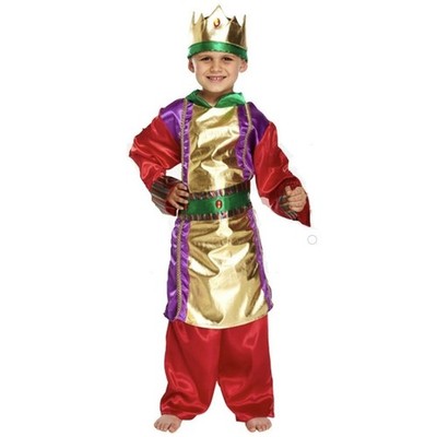 Jungen KÖNIG KOSTÜM Kostüm Kinder Kind Krippenspiel. Große 10-12 Jahre