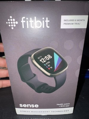 Fitbit Sense Advanced Health Smartwatch ECG Stress Mgmt New Sealed