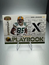 2008 Donruss Gridiron Gear #PL-16 Greg Jennings Playbook Jerseys X's #/250