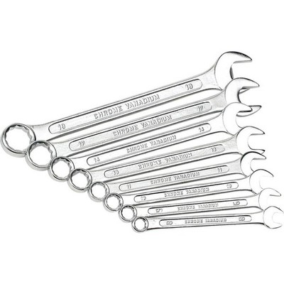 Brüder Mannesmann M 130-08DIN Ring-Maulschlüssel-Satz 8teilig Schlüsselweite