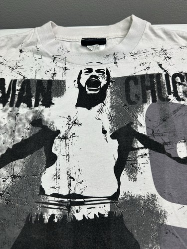 T-shirt Vintage UFC - Motif 5 Combattants : Fedor, Liddell, Anderson Silva... Noir, XL