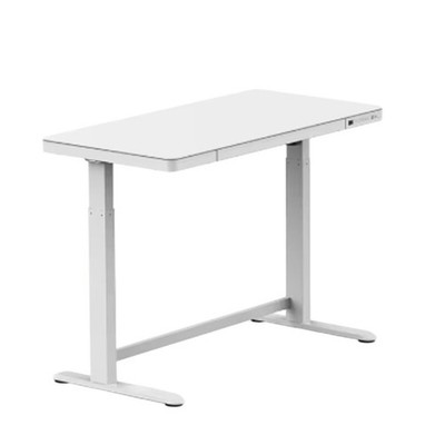 TOP ONLY FLEXISPOT Comhar Electric GLASS Standing Desk TOP White 48'' x 24''