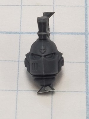 40k Space Marine Bits Head Upgrades Commander Top Brush Helmet Head #38