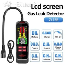 Color Screen Gas Leak Tester Natural Detector Gas Propane Leakage Sound Alarm..