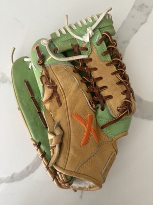Absolutely Ridiculous Sour Apple Tan Ice Cream Baseball Glove 12 1/2 Leather LHT