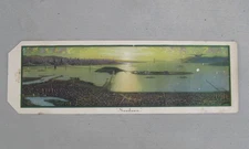 Vtg 1937 Chesley Bonestell Sundown Panorama Photo San Francisco Bay Bardell GGIE