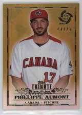 2013 Topps Tribute WBC Gold 13/25 Phillippe Aumont #47 nd3
