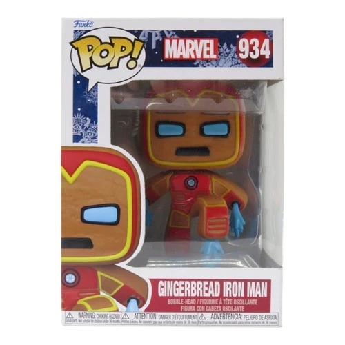 Funko Pop! Gingerbread Iron Man #934 Marvel Collectable Bobblehead Vinyl Figure