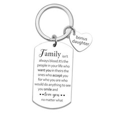 Bonus Daughter Keychain Gifts From Bonus Mom Dad Step Daughter Gifts From