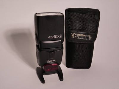 Canon 430EX II Shoe Mount Flash Mount for Canon TESTED WORKS GREAT CASE INCLUDED