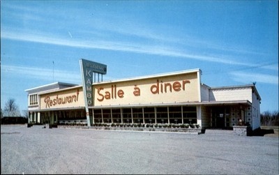 Joliette Quebec Restaurant Kambo GREAT ROADSIDE c1950s Vintage Postcard
