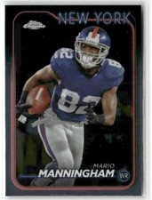 Mario Manningham 2024 Topps Chrome New York Giants #145