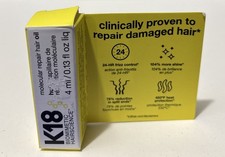 K18 Biometric Hair Science Molecular repair Hair Oil 4ml .13 oz New In Box