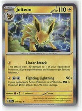 JOLTEON 029/131 HOLO RARE PRISMATIC EVOLUTIONS POKEMON HOLO LP+