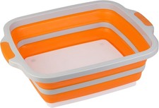 Collapsible Cutting Board Container Foldable Prep Tub Sapce Saving Dish 1008P
