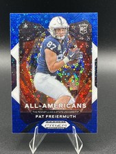 2021 Panini Prizm Draft Picks - All-American Pat Freiermuth #184 Blue Circles