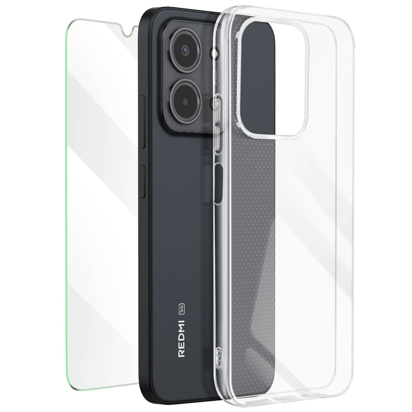 Coque Xiaomi Redmi 15C Mayaxess anti-poussière avec protection écran totale