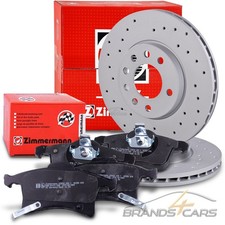 ZIMMERMANN SPORT-BREMSSCHEIBEN + BELÄGE VORNE FÜR OPEL ASTRA H