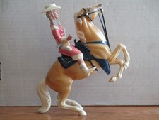 VINTAGE 1950s HARTLAND ANNIE OAKLEY and TARGET FULL REARING PALOMINO GAIL DAVIS 