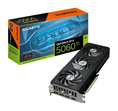 GIGABYTE NVIDIA-Grafikkarte GEFORCE-RTX 5060 TI EAGLE MAX OC 8GB GDDR7