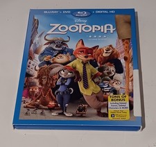 Zootopia 1  2 Blu-ray-DVD-Digital  LIKE NEW CONDITION 