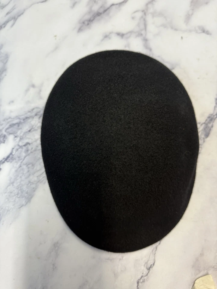 Sombrero de caballero vintage de fieltro de lana News niño hecho en República Checa talla grande Foto 3 de 4