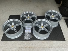 Ferrari 458 Speciale OEM 20” Forged Wheel Set in Satin Silver