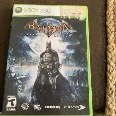 Batman: Arkham Asylum Microsoft Xbox 360, 2009, Complete in Box with Manual