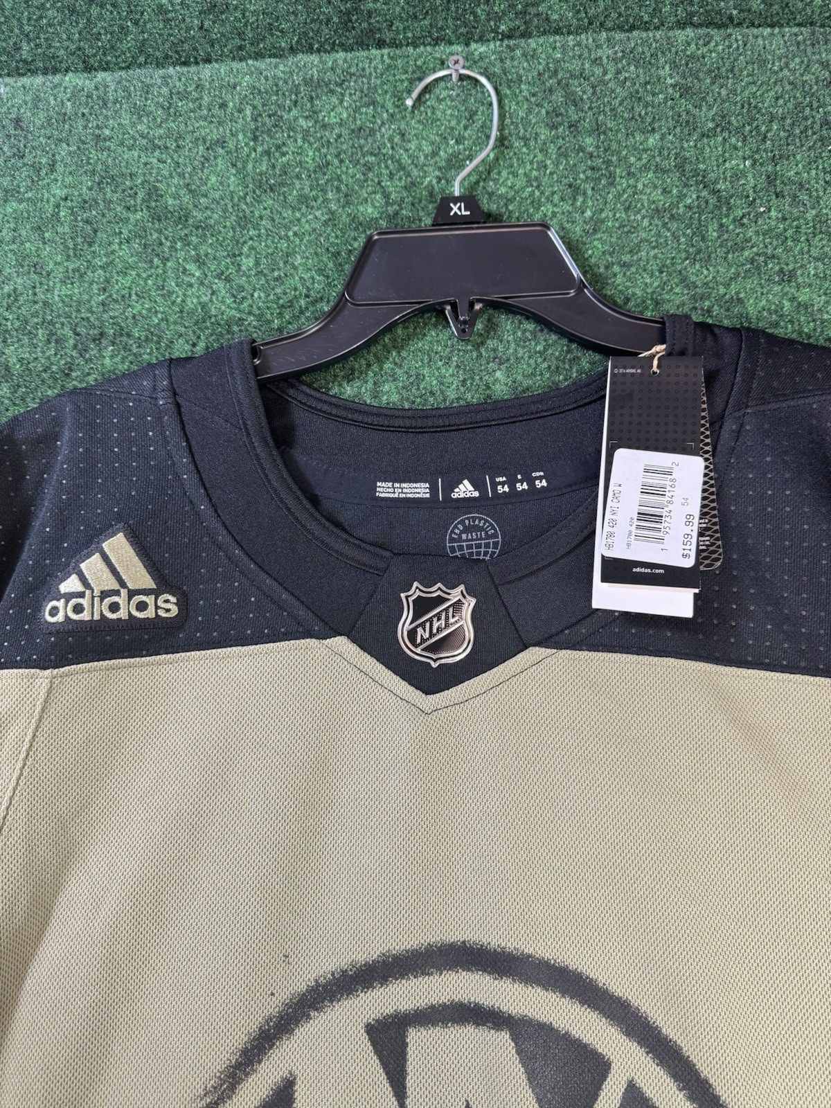 Adidas New York Islanders Salute To Service Military Appreciation Jersey Sz 54 thumbnail 3